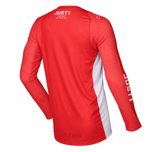 JUST1 J-Flex Adult X-Small MX Jersey - Aria Red White