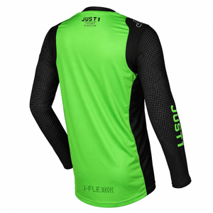 JUST1 J-Flex Youth Small MX Jersey - Aria Green Black