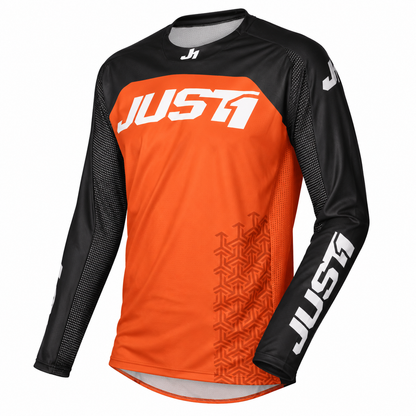 JUST1 J-Force Adult Medium MX Jersey - Terra Black Orange