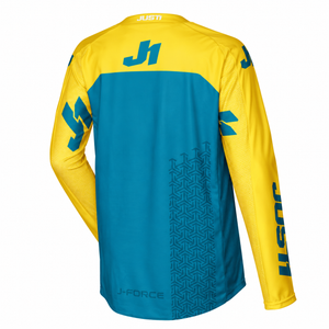JUST1 J-Force Adult 2XL MX Jersey - Terra Blue Yellow