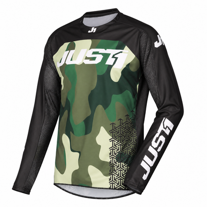 JUST1 J-Force Adult Small MX Jersey - Terra Camo
