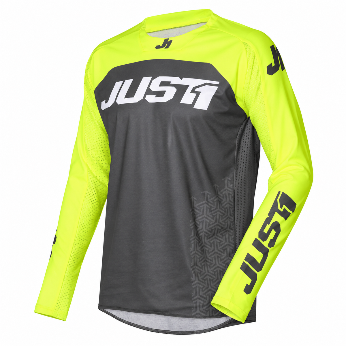 JUST1 J-Force Adult X-Large MX Jersey - Terra Grey Yellow