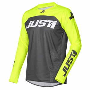 JUST1 J-Force Adult 2XL MX Jersey - Terra Grey Yellow