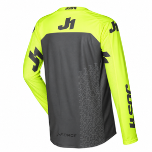 JUST1 J-Force Adult 2XL MX Jersey - Terra Grey Yellow