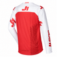 JUST1 J-Force Adult Large MX Jersey - Terra Red White