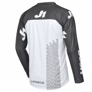 JUST1 J-Force Adult X-Small MX Jersey - Terra White Grey
