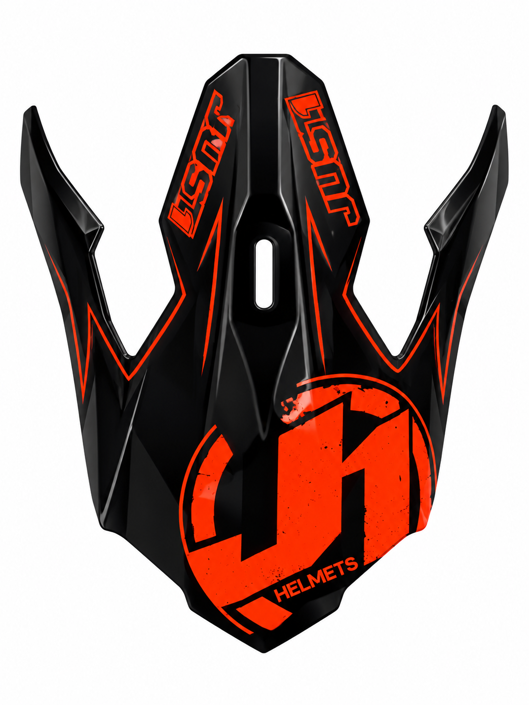 JUST1 J12 Replacement Adult Peak - Carbon Orange