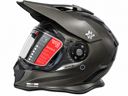 JUST1 J14 Carbon Adventure Helmet - Dark Grey