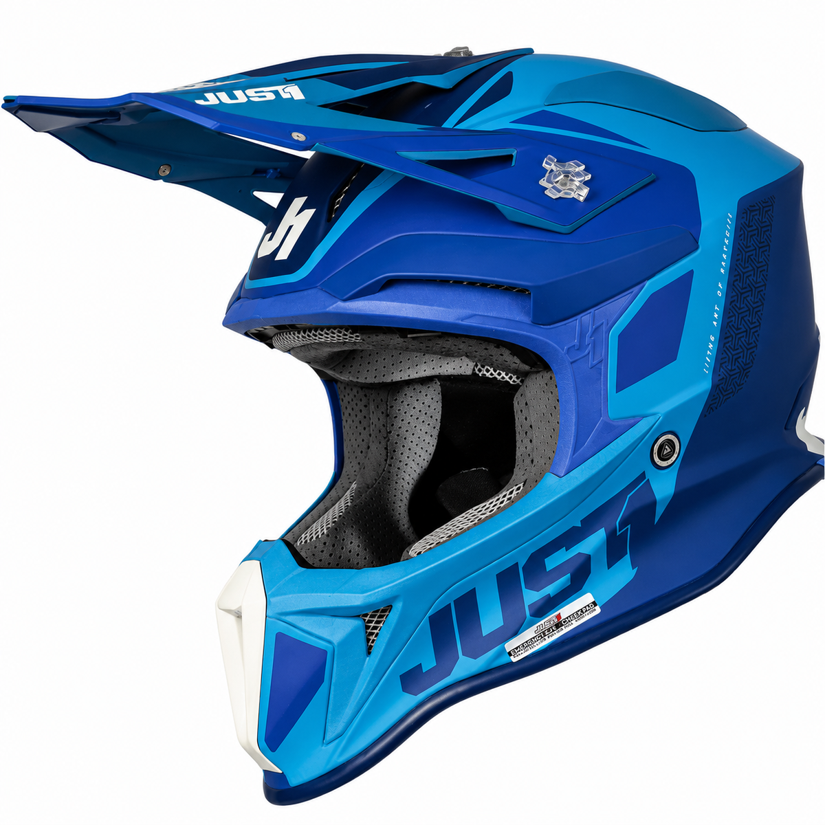 JUST1 J18 Adult LARGE MX Helmet - MIPS - Pulsar Blue