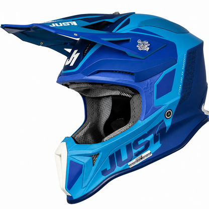 JUST1 J18 Adult MX Helmet - MIPS - Pulsar Blue