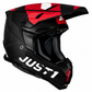 JUST1 J22 Adult Carbon MX Helmet - Adrenaline Red