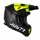 JUST1 J22 Adult Carbon MX Helmet - Adrenaline Yellow
