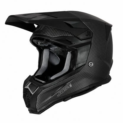 JUST1 J22 Adult Carbon MX Helmet - Solid Carbon