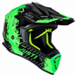 JUST1 J38 Adult LARGE MX Helmet Mask - Fluro Green / Titanium / Black