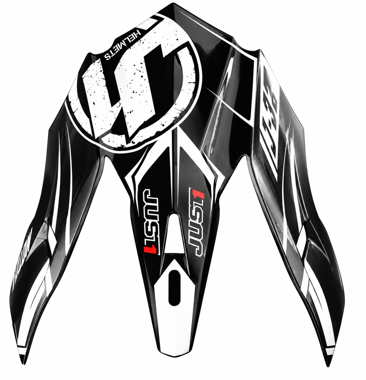 Just1 J32 Youth Replacement Peak - Motox White