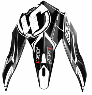 Just1 J32 Youth Replacement Peak - Motox White
