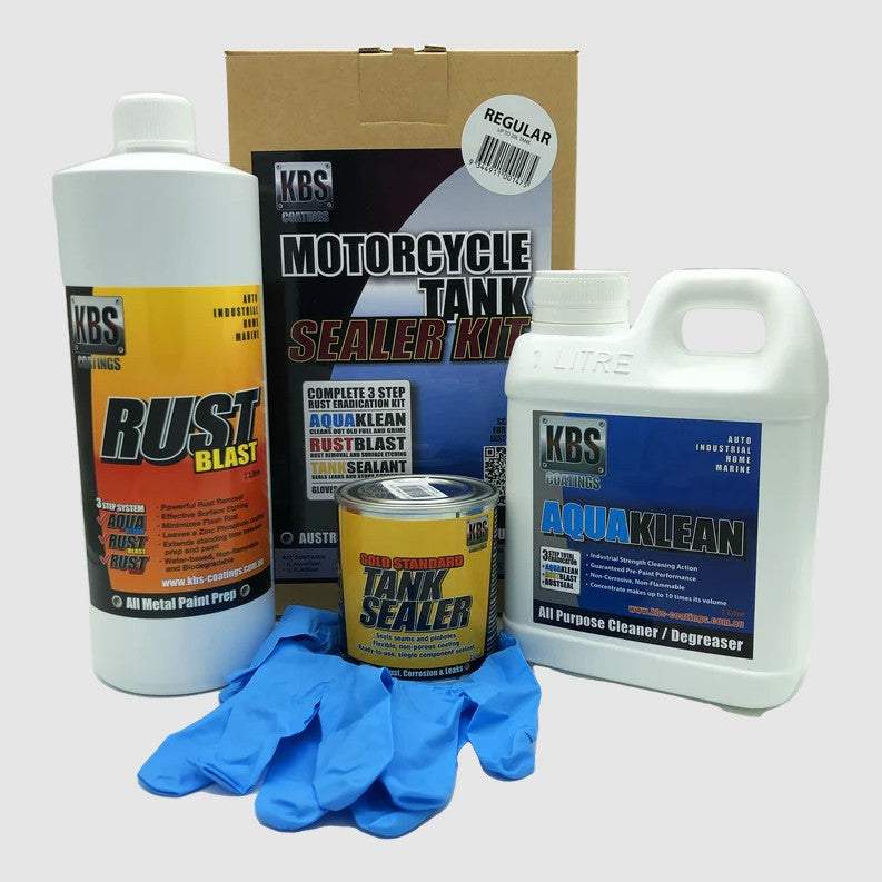 KBS 45L Motorcycle Fuel Tank Repair Sealer Kit
