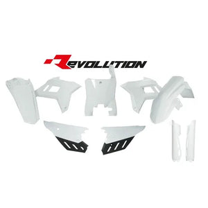 Rtech Revolution Plastics Kit - Honda CRF250R 22-24 CRF450R 21-24 - White