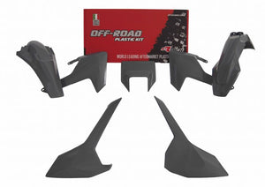 PLASTICS KIT RTECH 5 PIECE QUANTUM GREY HUSQVARNA FE TE TX