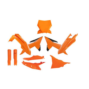 PLASTICS KIT RTECH 7 PIECE ORANGE BLACK KTM SX SXF