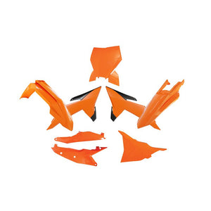 PLASTICS KIT RTECH 6 PIECE ORANGE BLACK KTM SX SXF