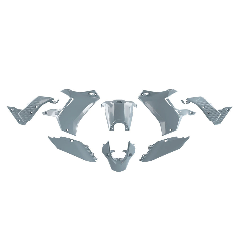 Rtech Revolution Plastics Kit - Yamaha XT700Z Tenere - Grey