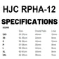 HJC RPHA-12 Helmet - Kepina MC1