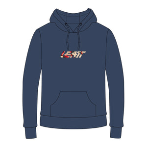 Leatt Core Hoodie - Denim Blue