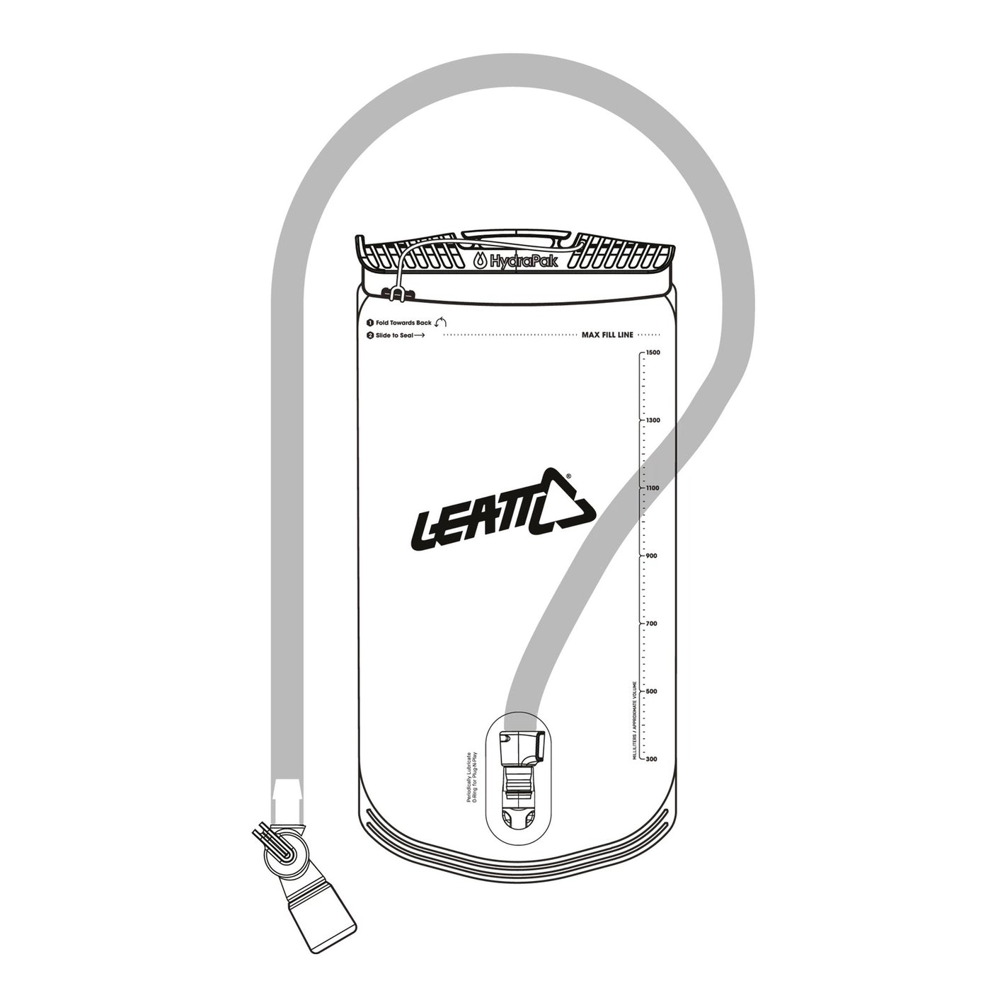 HydraPak 1.5L Vertical Bladder with Tube & Bite Valve - ADV
