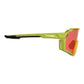 Leatt RideViz Pro Sunglasses - Neon Yellow Iriz Cryztal Red 13 VLT