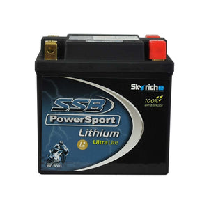 SSB LFP9Q-B Lithium Ultralite Motorcycle Battery - YTX9BS YT9A YT9B