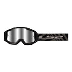 LS2 Charger Pro Goggle - Black with Silver Visor