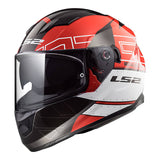 LS2 FF320 Stream Evo Kub Helmet - Black / Red