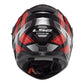 LS2 FF320 Stream Evo Loop Helmet - Black / Red