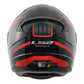 LS2 Large - Rapid 2 Helmet - Circuit - Black Red