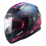 LS2 FF353 Rapid Xtreet Helmet - Matte Blue / Purple