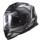 LS2 FF800 Storm II Faster Helmets - Matte Titanium 06