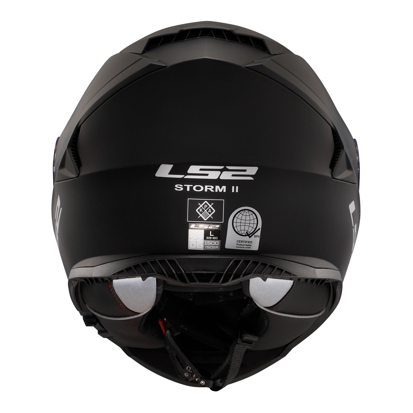 LS2 FF800 Storm II Full Face Helmet - Matt Black