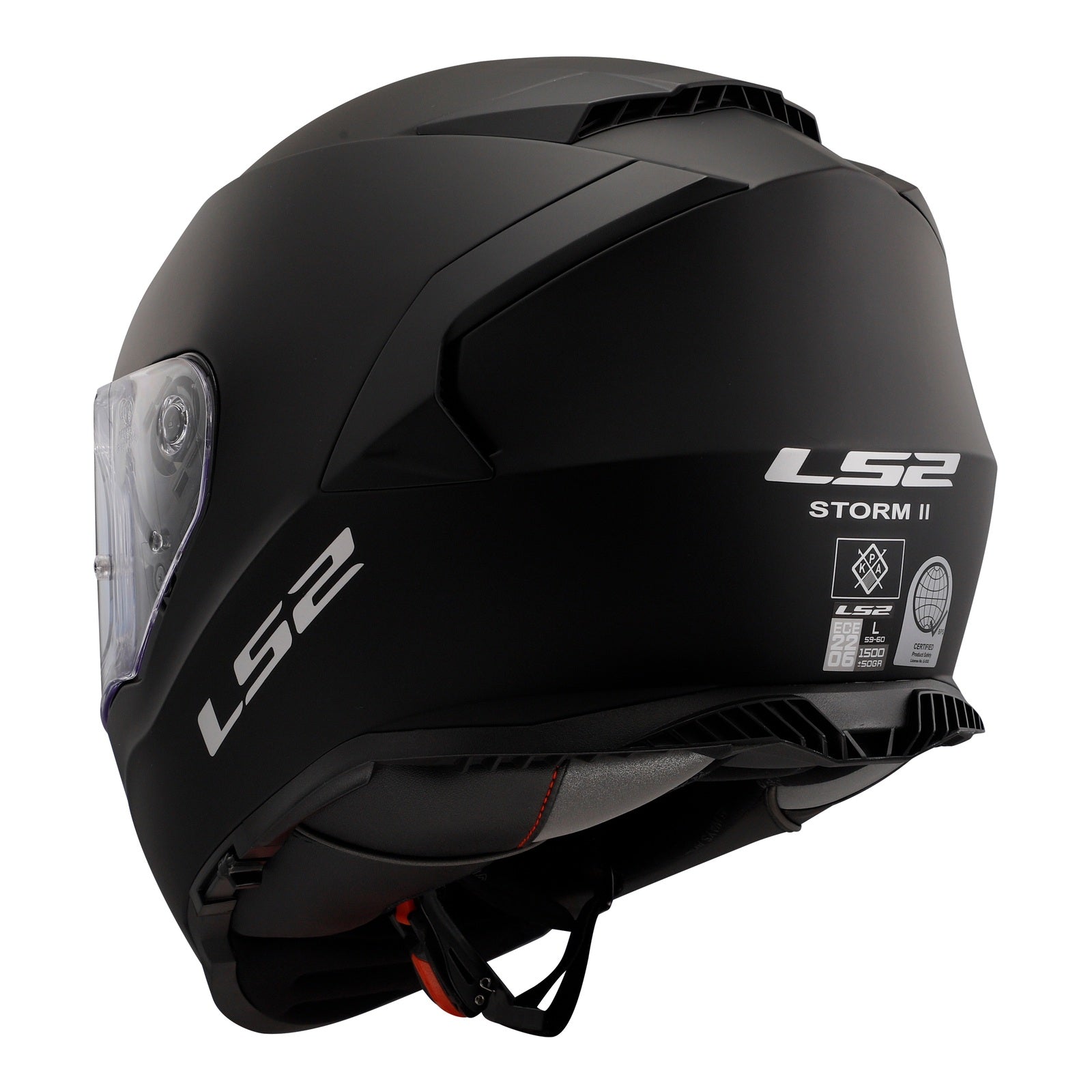 LS2 FF800 Storm II Full Face Helmet - Matt Black