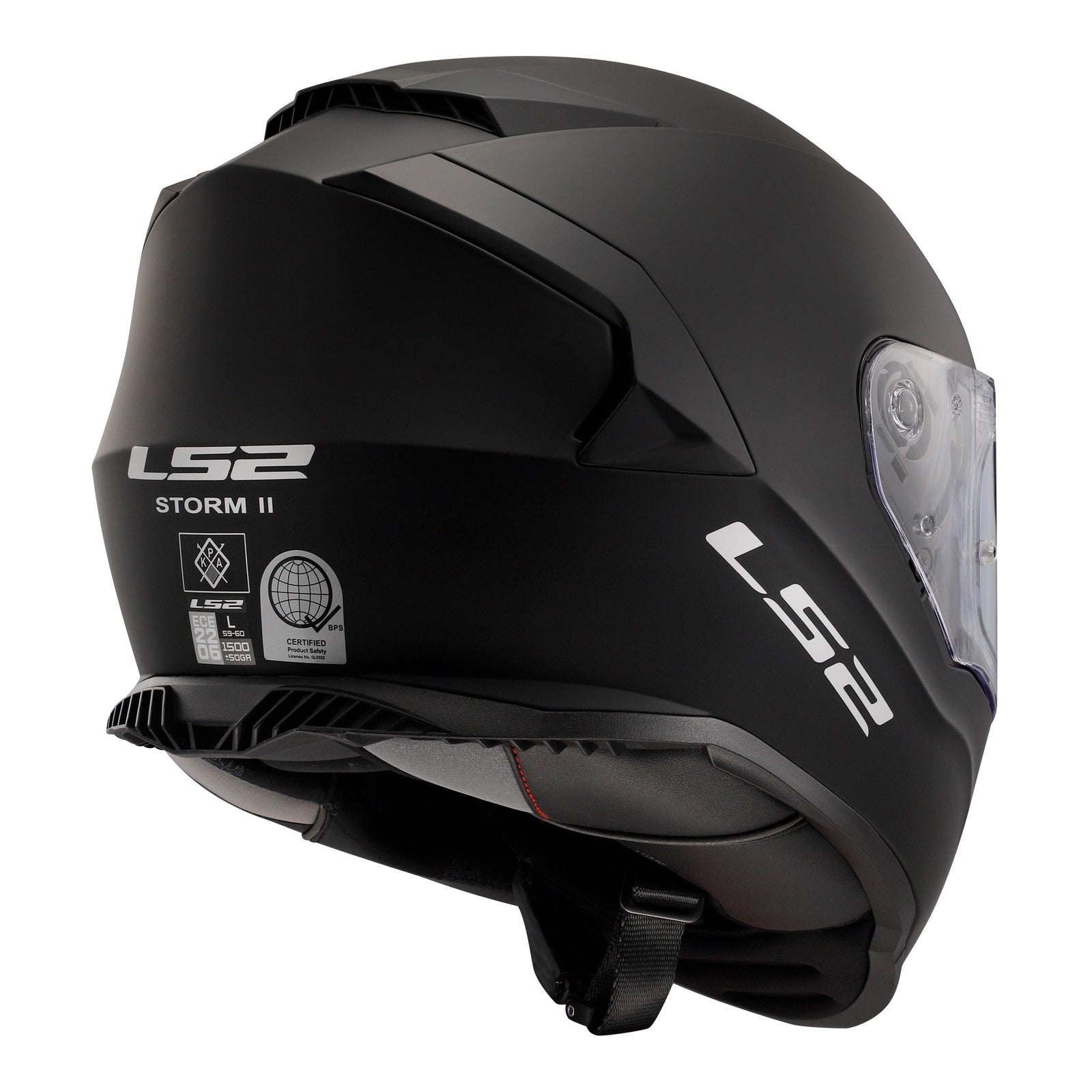 LS2 FF800 Storm II Full Face Helmet - Matt Black