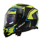 LS2 FF800 Storm II Tracker Helmet - Black / Hi-Vis Yellow 06