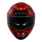 LS2 FF800 Storm II Tracker Helmets - Black / Red 06