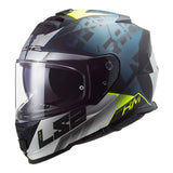 LS2 FF800 Storm Sprinter Helmet - Matte Black / Silver / Cobalt