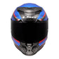 LS2 FF807 Dragon Carbon Trax Helmet - Blue / Red / Carbon 06