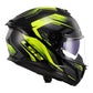 LS2 FF808 Stream II Fury - Black / Hi-Vis Yellow 06