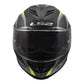 LS2 FF818 Storm III Dynamo Helmet - Black / Hi-Vis Yellow