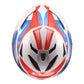 LS2 FF818 Storm III Komai Helmet - White / Blue / Red