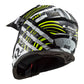 LS2 MX437 Fast Evo Verve Helmet - Black / White