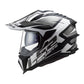 LS2 MX701 Explorer Alter Helmet HPFC - Matte Black / White 06