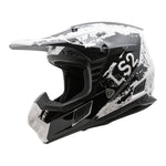 LS2 MX706 COZ Hyde Helmet - Black / White